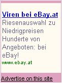 Lustig: Bei eBay gibt es die billigsten Viren!